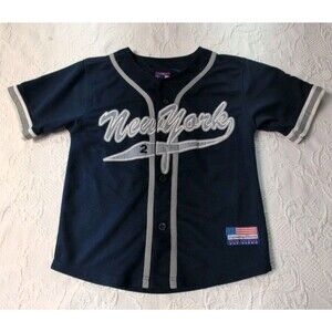 Rare! Legendary Classic New York #2 Jeeter Baseball Jersey Underdawg Sz Youth M